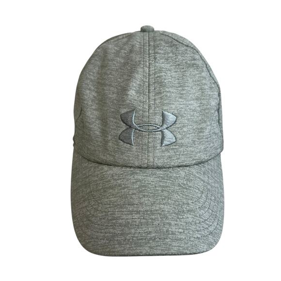 Under Armour Women's Hat Slideback Gray Embroidered Center Logo Lightweight - Picture 2 of 13